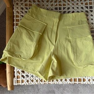 NEW lululemon Women's Yellow Pickleball Shorts